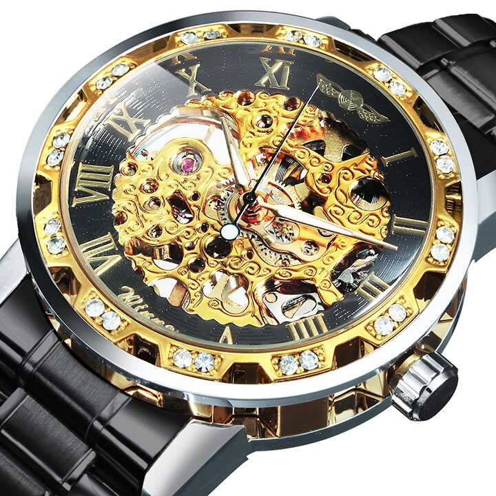 Titan Skelettuhr Mechanisch Leuchtend Elegant