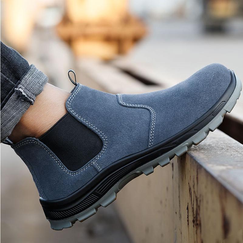 Chelsea Stiefel Warme Winterstiefel Sicherheitsschuhe Damen