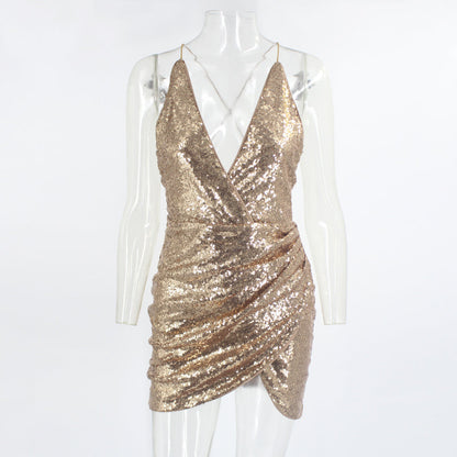Kleid Party Mini Kurz Elegant Nacht
