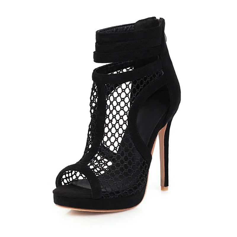 Stiefeletten Damen Hochglanz Berlin Chic
