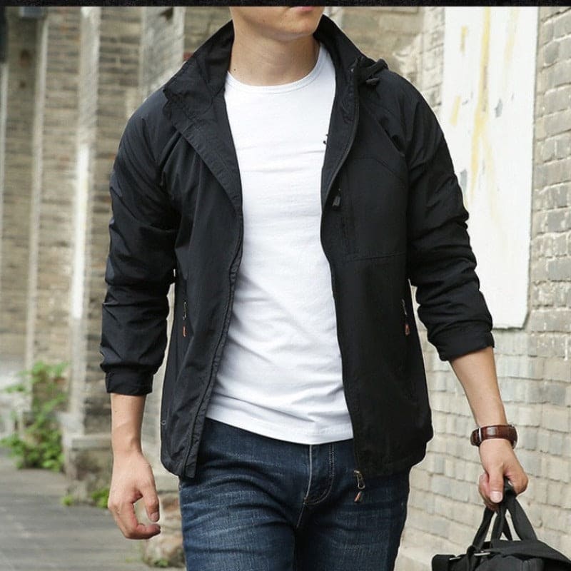 Männer Frühlingsjacke Stilvoll Bequem Modern