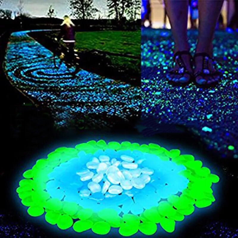 Gartensteine Leuchtend Dekor Steine Solar