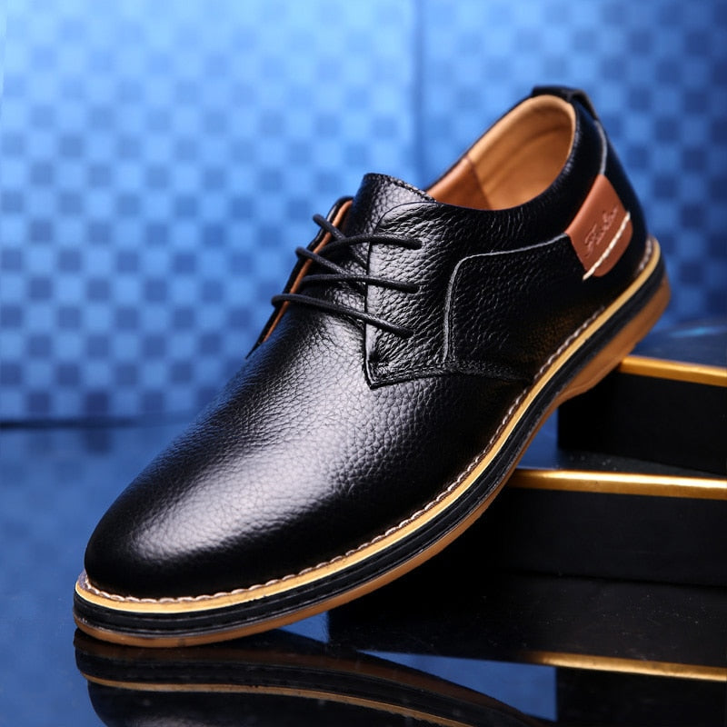 Lederschuhe Herren Oxford Schuhe Elegante Qualität