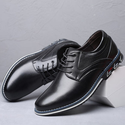 Herren Lederschuhe Klassisch Elegante Heidi Mode