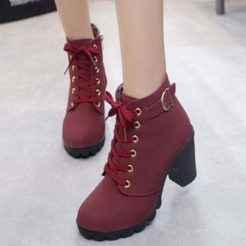 Stilvolle Damen Stiefel Elegante Hochhackig - BerlinGlamour
