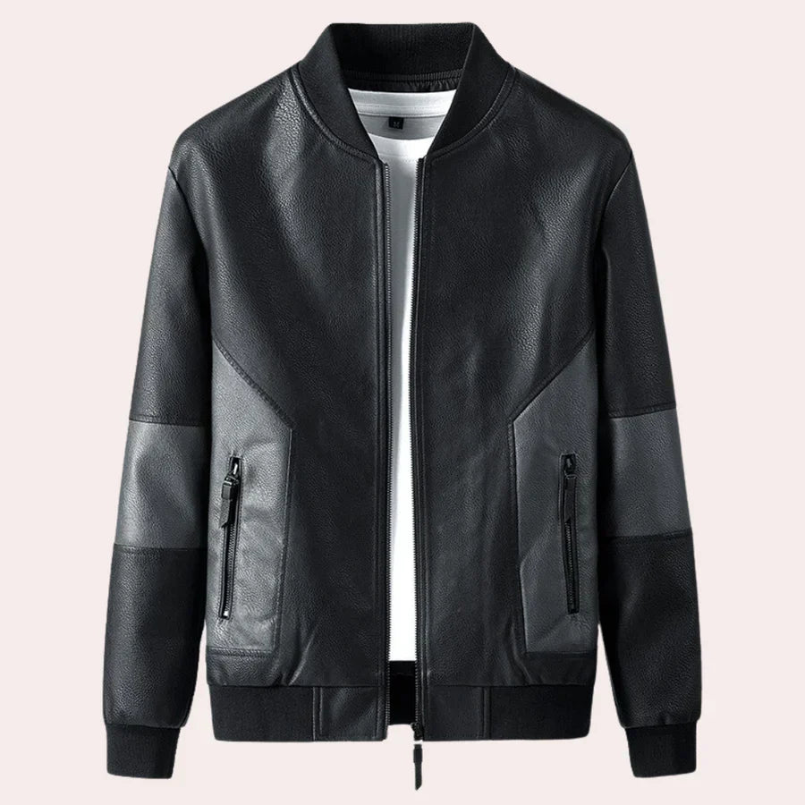 Herren Jacke Urban Style Modern Leder
