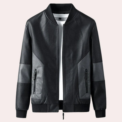 Herren Jacke Urban Style Modern Leder