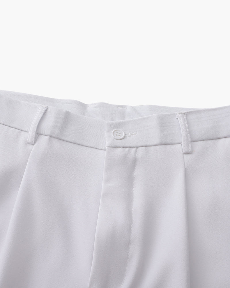 Enzo Anzughose High-Waist Weites Bein Damenhose