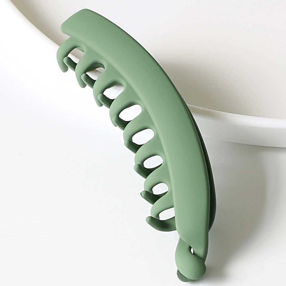 Große Haarspangen Rutschfest Banane Form