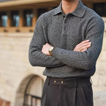 Herren Pullover Warm Lässig Oversized Winter