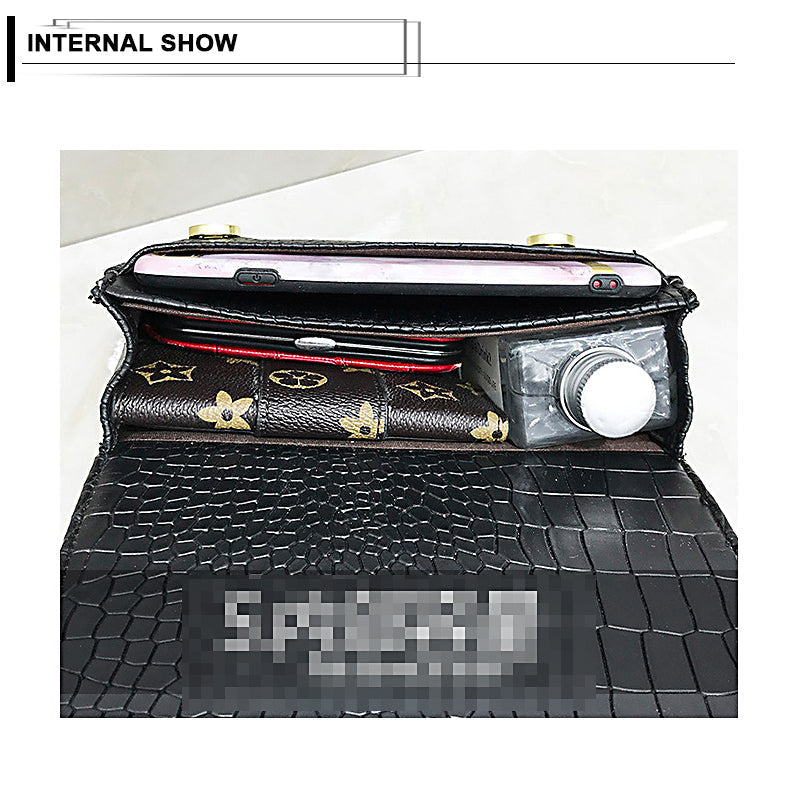 Lässige Alligator Bauchtasche Glamour Style