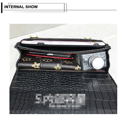 Lässige Alligator Bauchtasche Glamour Style