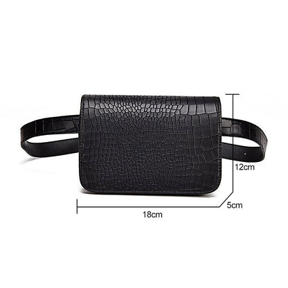 Lässige Alligator Bauchtasche Glamour Style