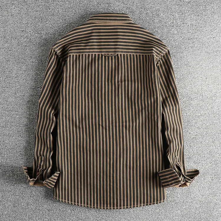 Herren Hemd Utility Style Baumwolle