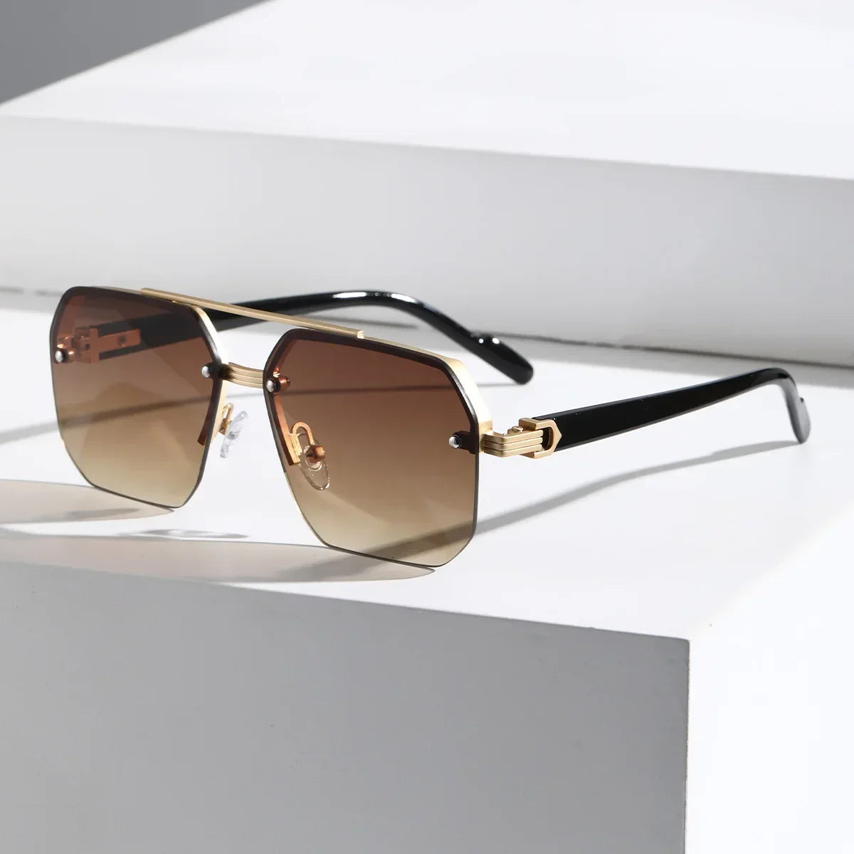 Herren Sonnenbrille Geometrisch Modern Sportlich