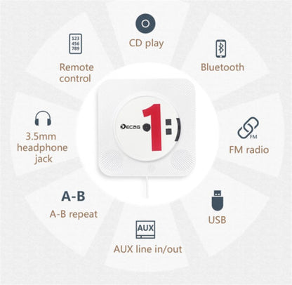CD-Player Bluetooth Lautsprecher mit Soundverstärker