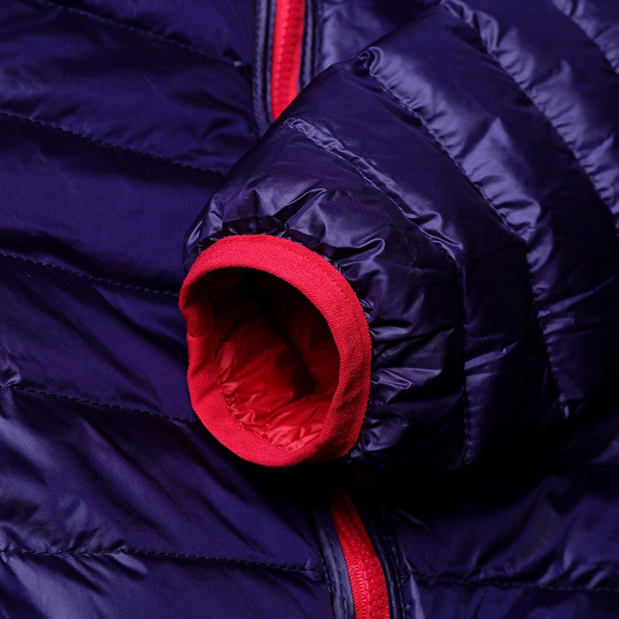 Wende-Daunenjacke Damen Leicht Warm Wasserdicht