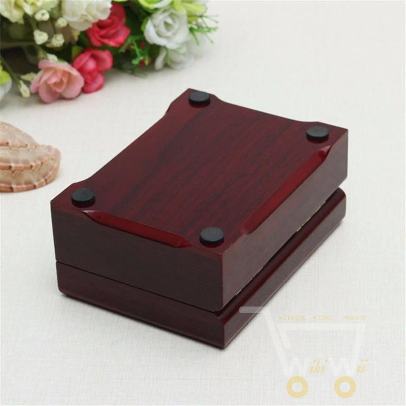 Glamour Spielkarten 24K Gold Holzbox Edel