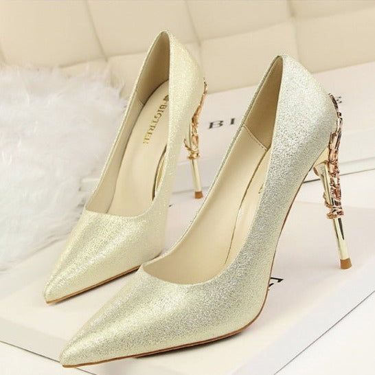 BerlinGlamour | Hochhackige Pumps Schuhe Damen