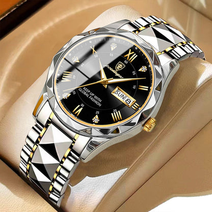 Herrenuhr Modern Edel Leder