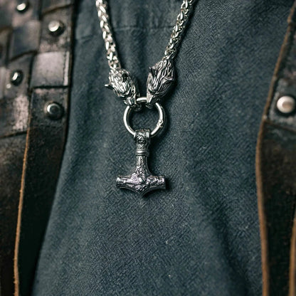 Collier Collier de Mjolnir - Protection des loups - Odins Hall
