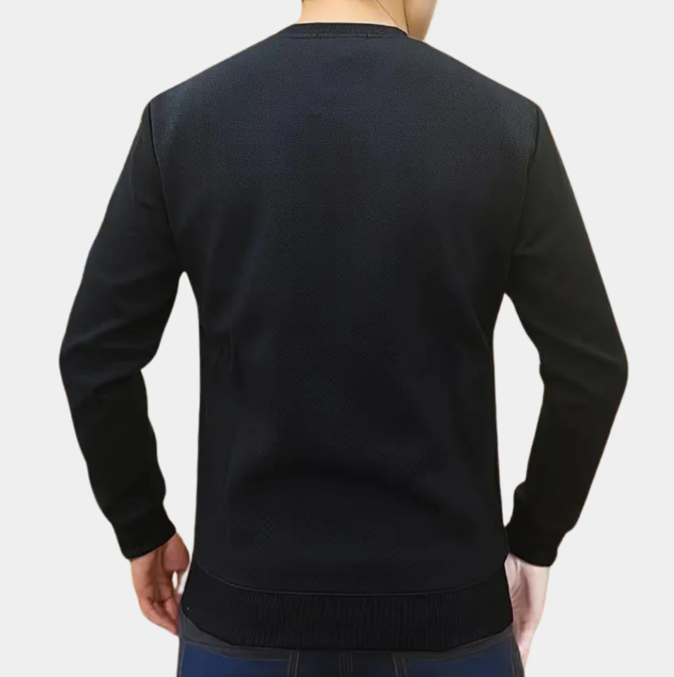 Herren Sweatshirt Rundhals Bequem Komfortabel