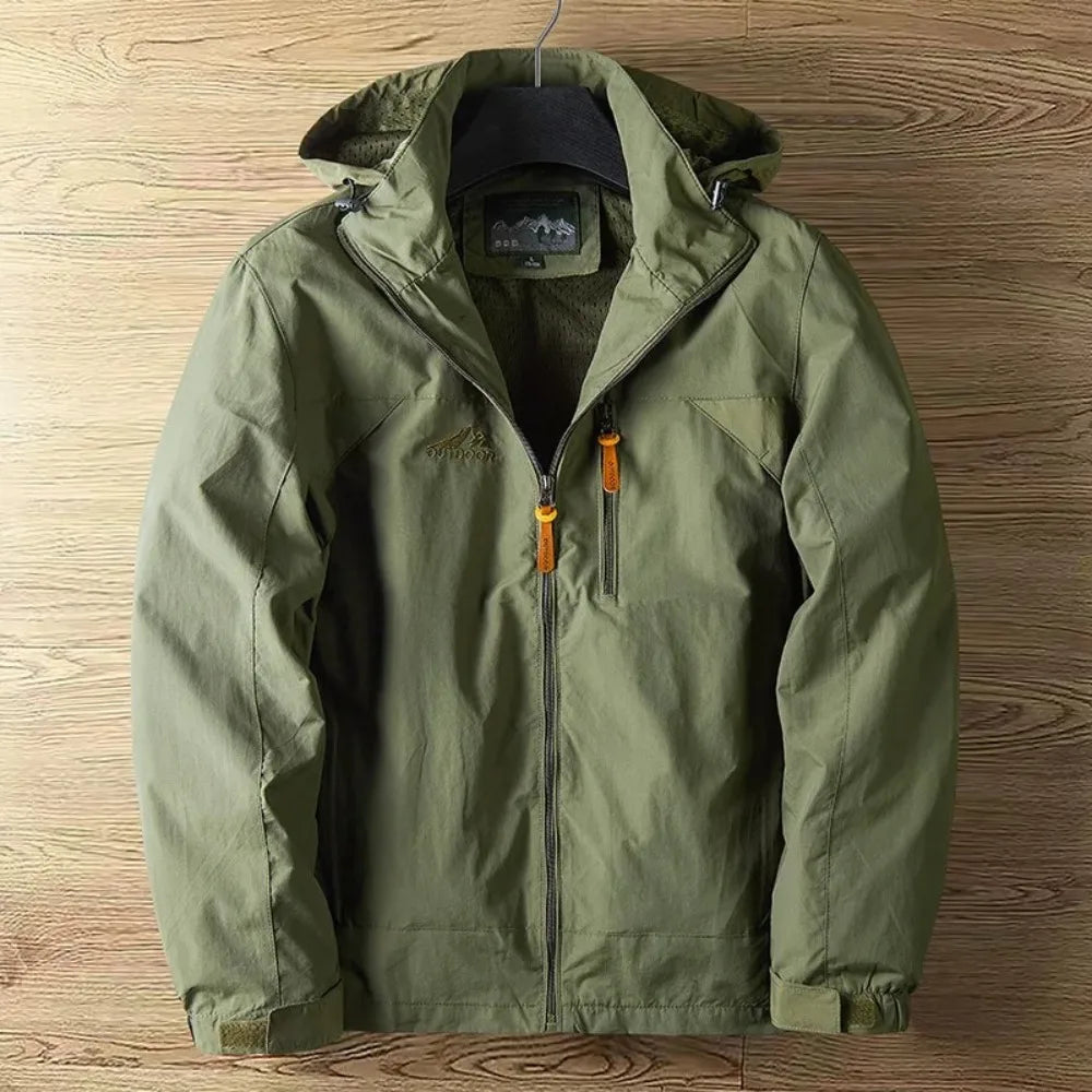 Wasserdichte Herren Outdoorjacke Atmungsaktiv