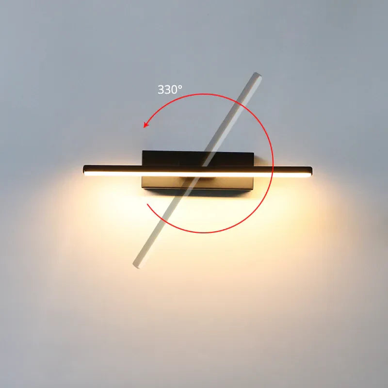 LED Wandlampe Schlafzimmer Modern Drehbar Dimmbar - BerlinGlamour