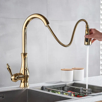 Luxus Küchenarmatur Gold Modern Design