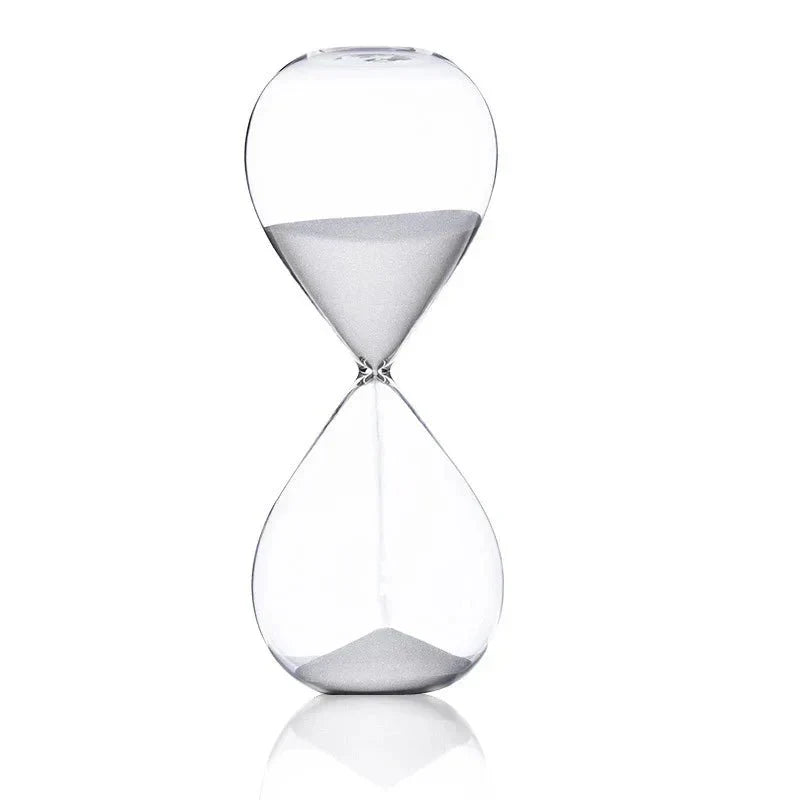 Glas Sanduhr Timer Stilvoll 5/10/30/60 Minuten Dekoration