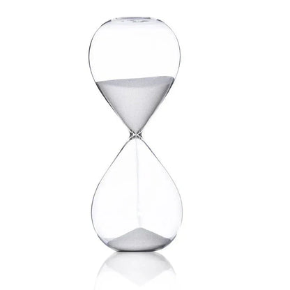 Glas Sanduhr Timer Stilvoll 5/10/30/60 Minuten Dekoration