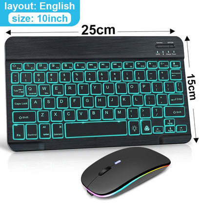 Bluetooth Tastatur Set Kabellos mit Maus - BerlinGlamour