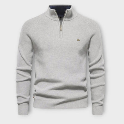 Halb-Zip Strickpullover für Herren 0