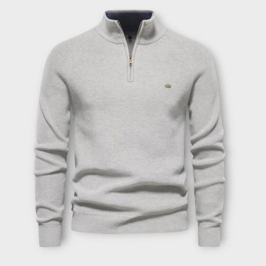 Halb-Zip Strickpullover für Herren 0