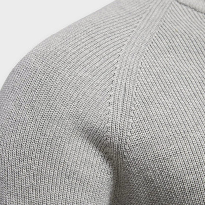 Halb-Zip Strickpullover für Herren 2