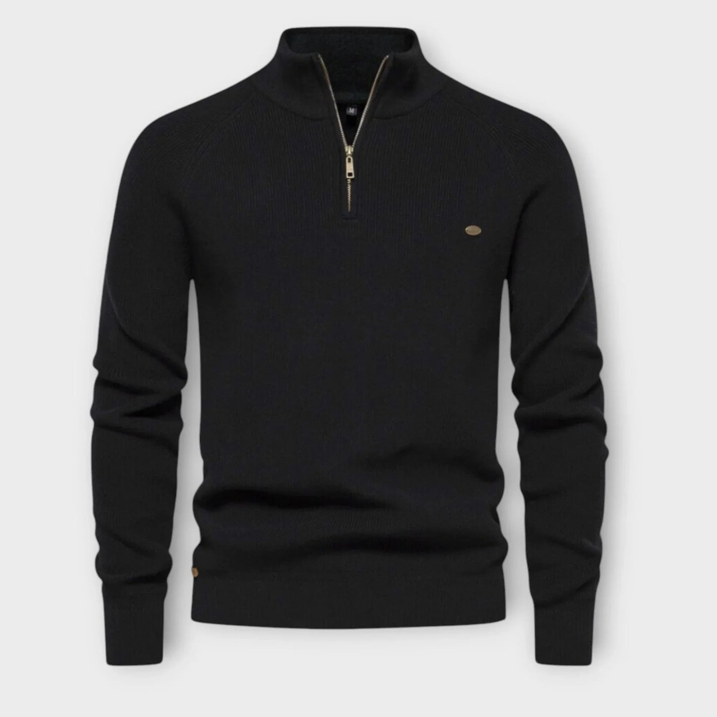 Halb-Zip Strickpullover für Herren 6