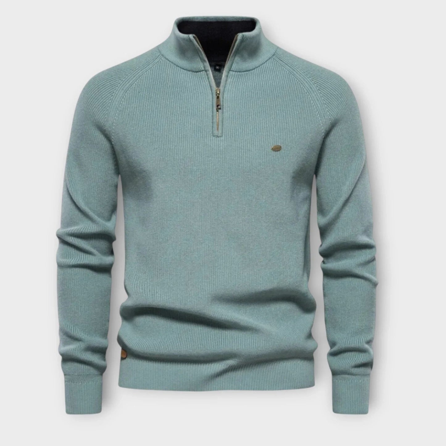 Halb-Zip Strickpullover für Herren 7