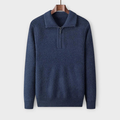 Halb-Zip Winterpullover für Herren 0