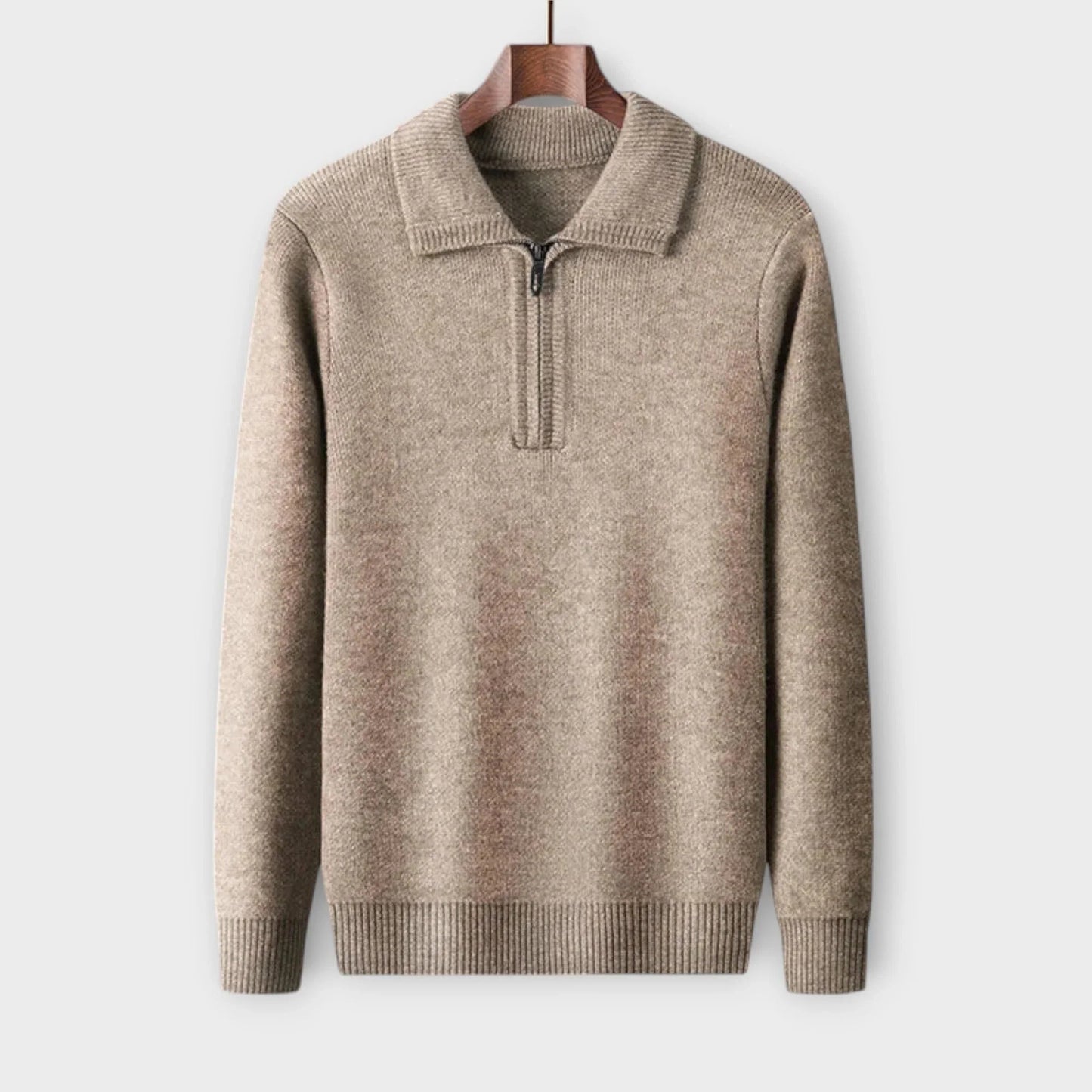 Halb-Zip Winterpullover für Herren 2