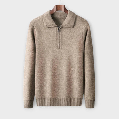 Halb-Zip Winterpullover für Herren 2