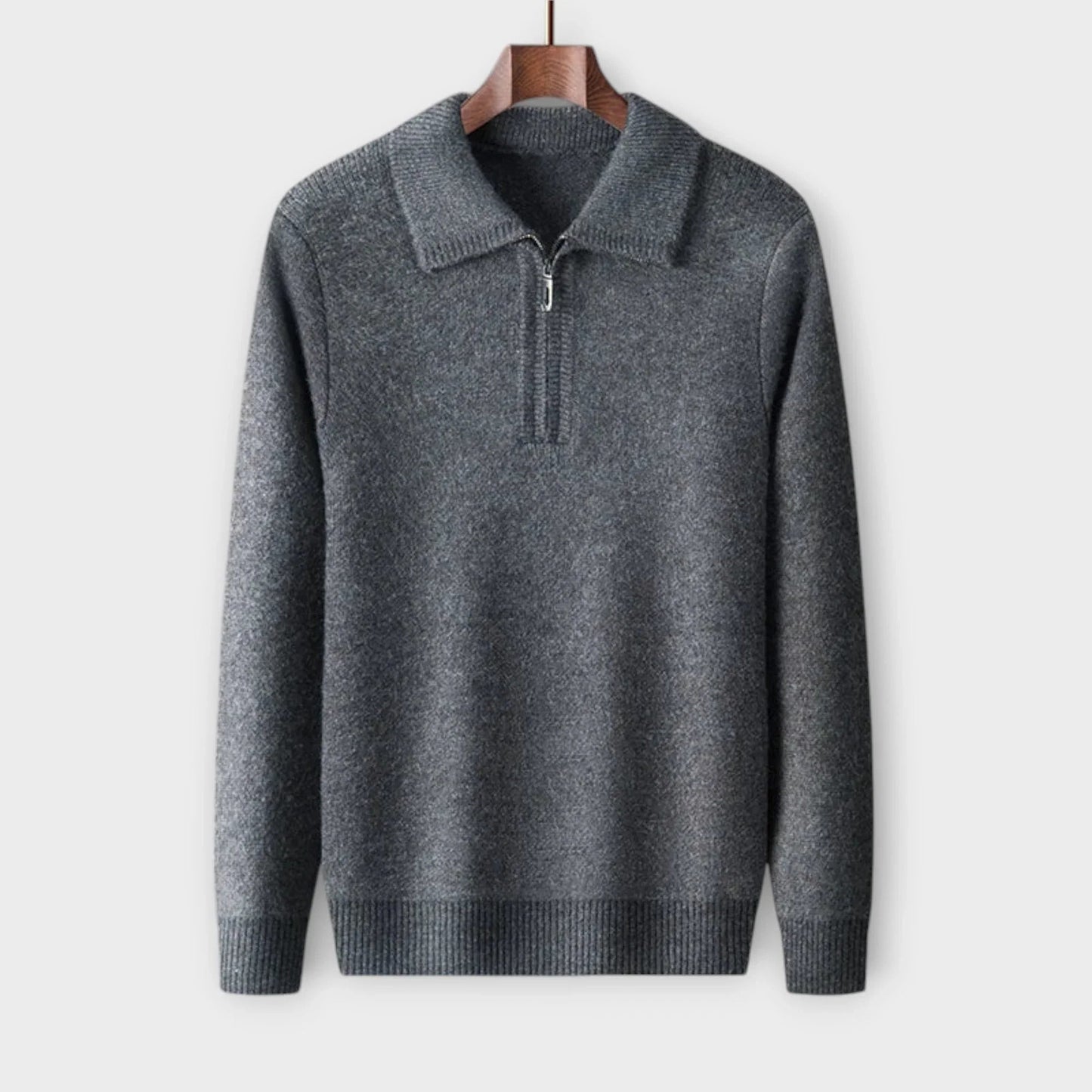Halb-Zip Winterpullover für Herren 3