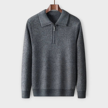 Halb-Zip Winterpullover für Herren 3