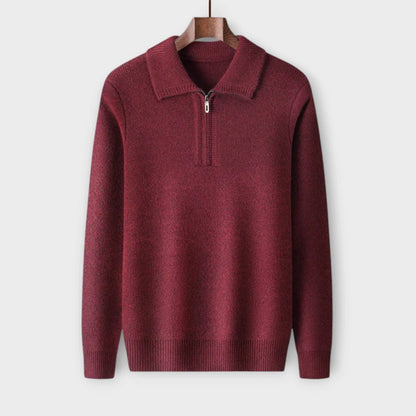 Halb-Zip Winterpullover für Herren 6