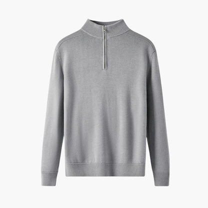 Halb Zip Strickpullover für Herren 0