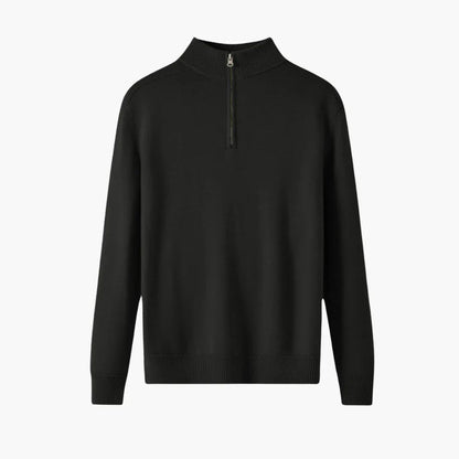 Halb Zip Strickpullover für Herren 2