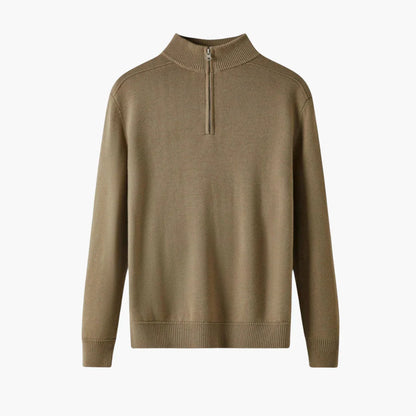 Halb Zip Strickpullover für Herren 4