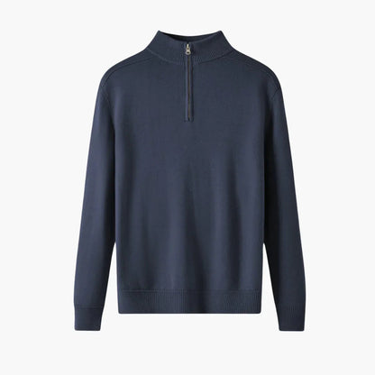 Halb Zip Strickpullover für Herren 6