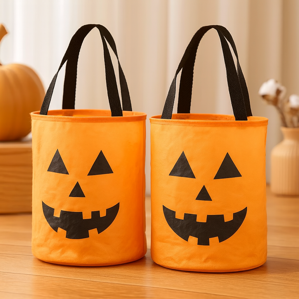 Halloween Tasche LED Lichter Kürbislaterne Trick or Treat - BerlinGlamour
