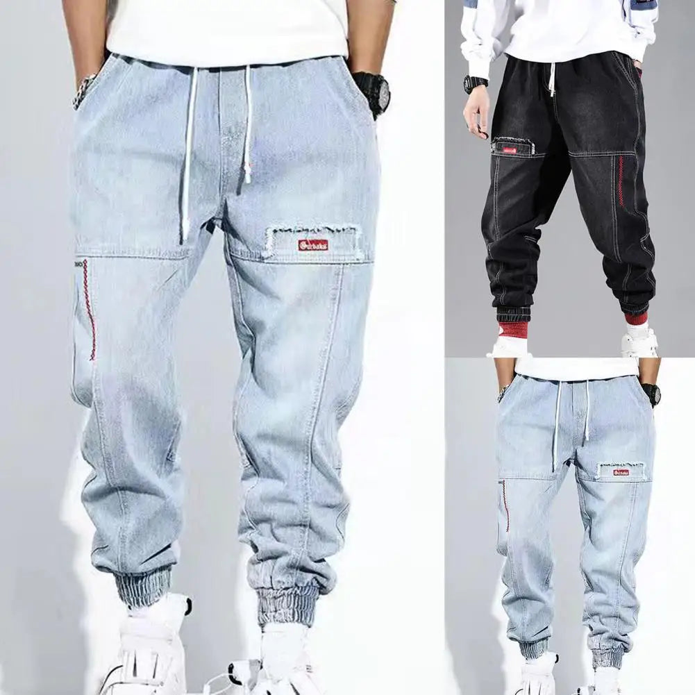 Bequeme Denim Joggerhose Männer
