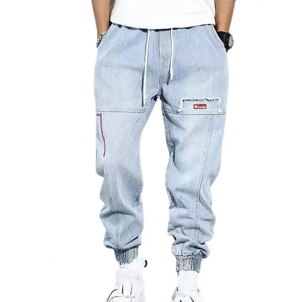 Bequeme Denim Joggerhose Männer